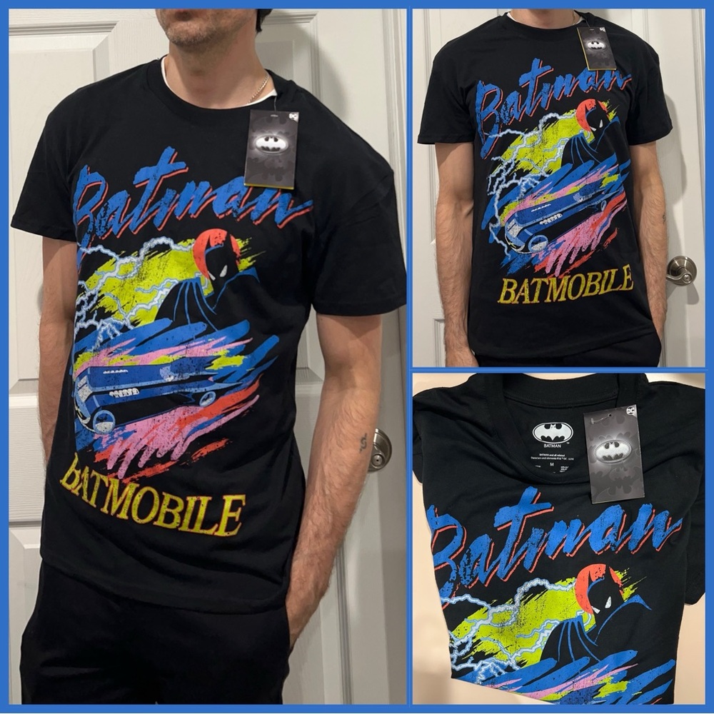 Batman The Animated Series Batmobile Shirt Large